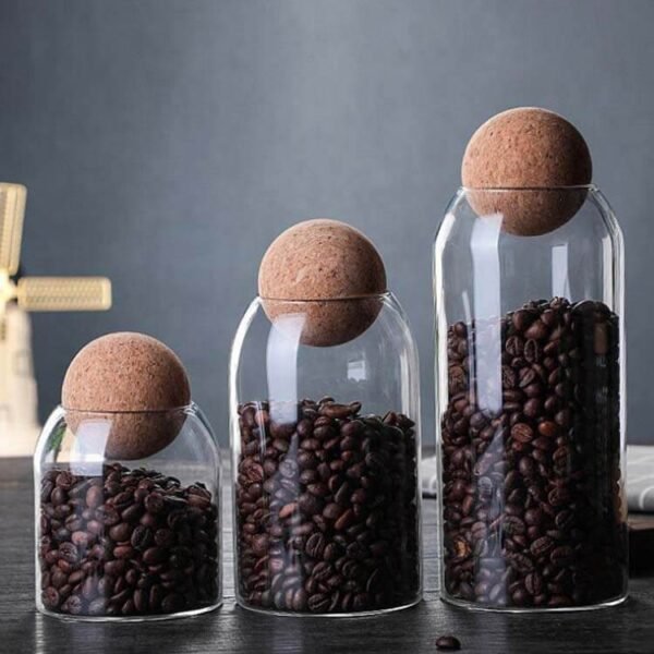 Airtight Sealed Can Container Canister with Cork