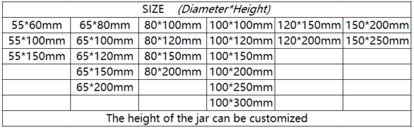 High borosilicate glass  jar with cork lid - Image 3