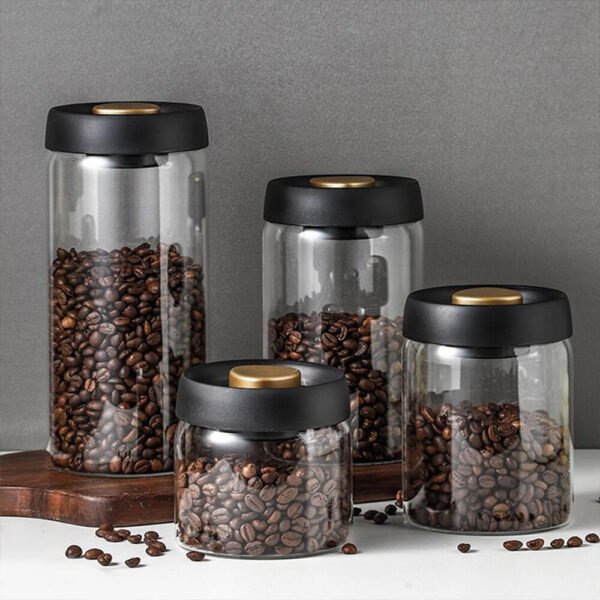 Wholesale boroslicate Airtight coffee storage jar
